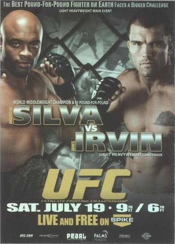 2010 Topps UFC Series 4 - Anderson Silva James Irvin #FPR-UFN14