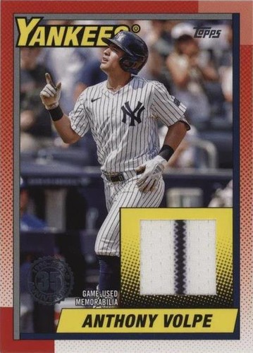 2025 Topps Series 1 Anthony Volpe Major League Material