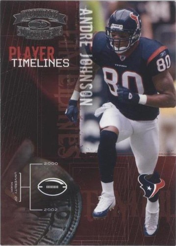 2005 Donruss Throwback Threads Andre Johnson #PT-2