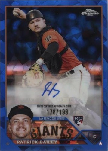 2023 Topps Chrome Update Series Sapphire Edition - Patrick Bailey #USA-PB