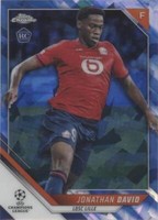 2021-22 Topps Chrome UCL Sapphire Edition Jonathan David #191