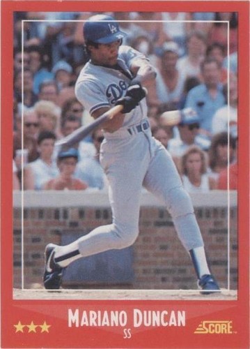 1988 Score - Mariano Duncan #321