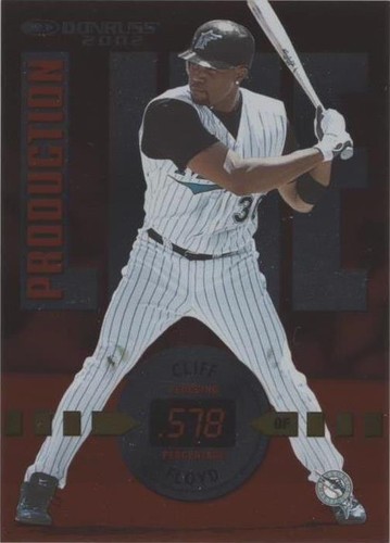 2002 Donruss - Cliff Floyd #PL-40