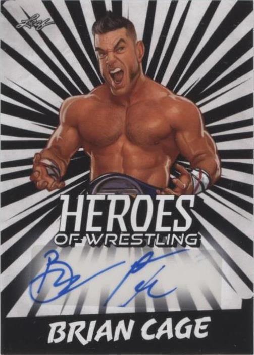 2023 Leaf Heroes of Wrestling - Brian Cage #BA-BC2