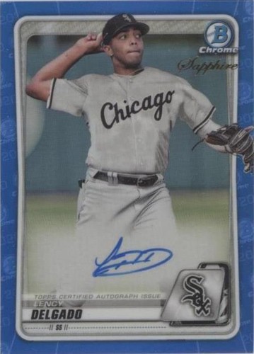 2020 Bowman Chrome Sapphire Edition - Lency Delgado #BSPA-LD