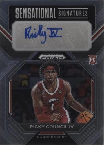 2023 Panini Prizm Draft Picks - Ricky Council IV #SS-RCN