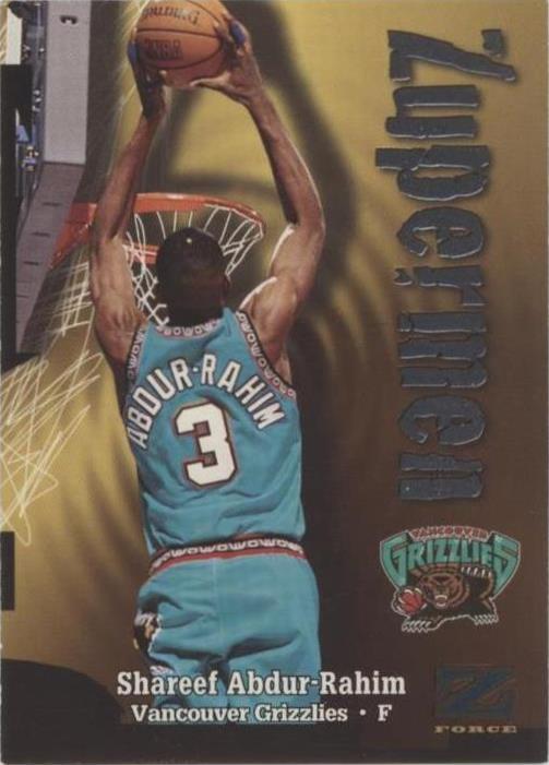 1997-98 Skybox Z-Force - Shareef Abdur-Rahim #208