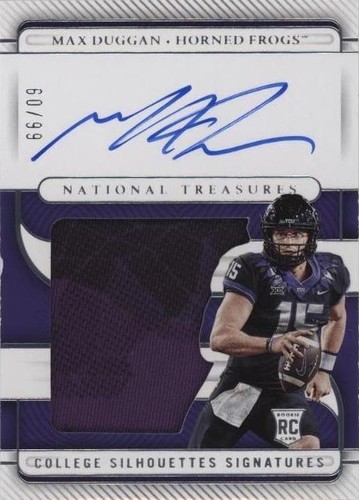 2023 Panini National Treasures Collegiate Max Duggan #CSS-MD