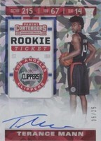 2019-20 Panini Contenders - Terance Mann #135