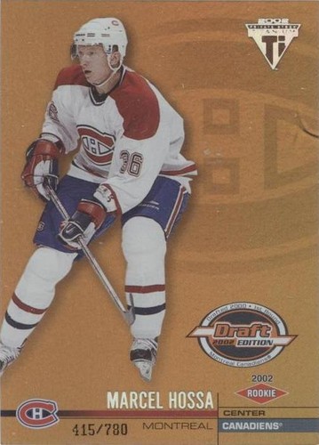 2001-02 Pacific Private Stock Titanium Draft Edition - Marcel Hossa #139