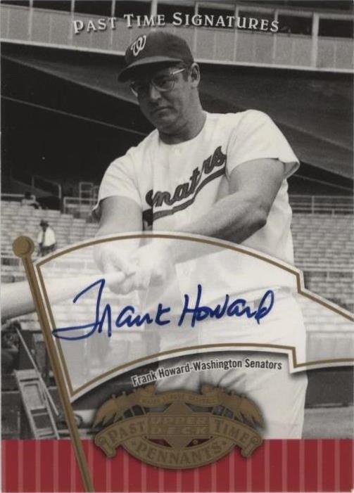2005 Upper Deck Past Time Pennants - Frank Howard #FH