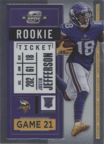 2020 Panini Contenders Optic Justin Jefferson #86
