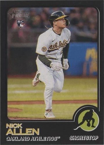 2022 Topps Heritage High Number - Nick Allen #704