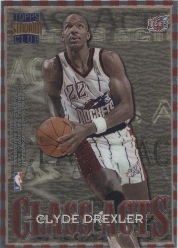 1996-97 Topps Stadium Club - Clyde Drexler/Hakeem Olajuwon #CA 7