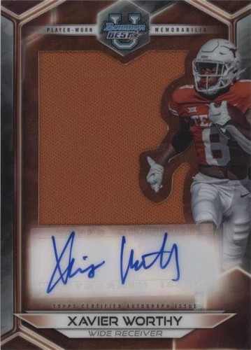 2023 Bowman's Best University Xavier Worthy #JRA-XW