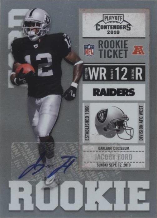 2010 Playoff Contenders Jacoby Ford #141