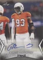 2018 Leaf Draft Marcus Davenport #BA-MD1