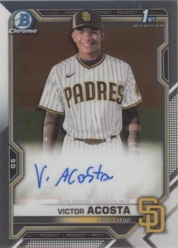 2021 Bowman Chrome - Victor Acosta #CPA-VA