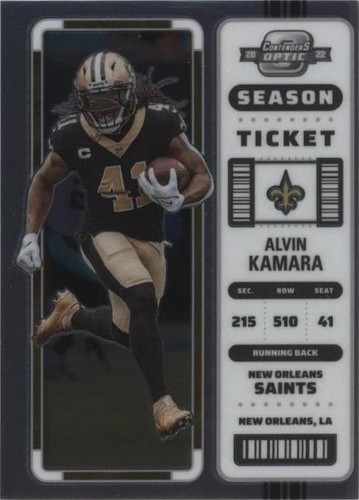 2022 Panini Contenders Optic Alvin Kamara #36