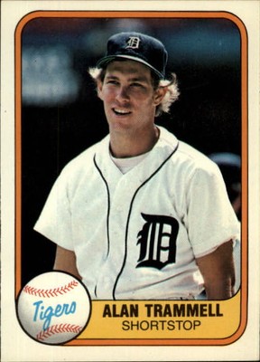 1981 Fleer Baseball Card #461 Alan Trammell