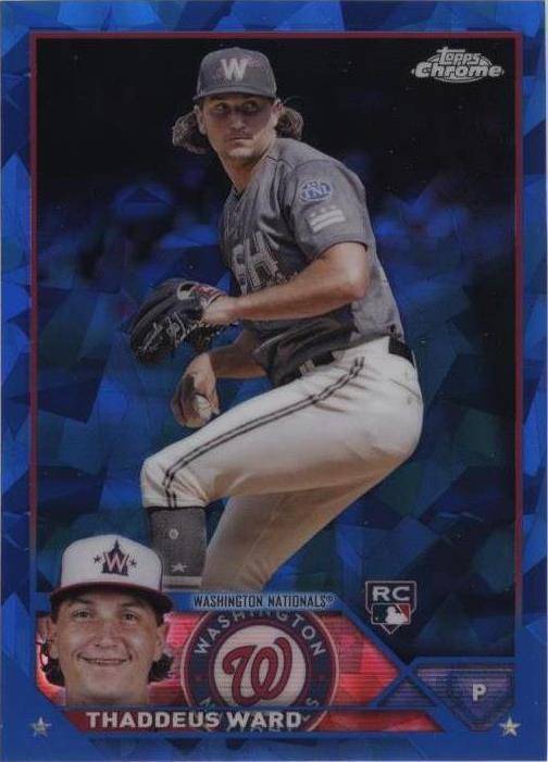 2023 Topps Chrome Update Series Sapphire Edition - Thad Ward #USCS111