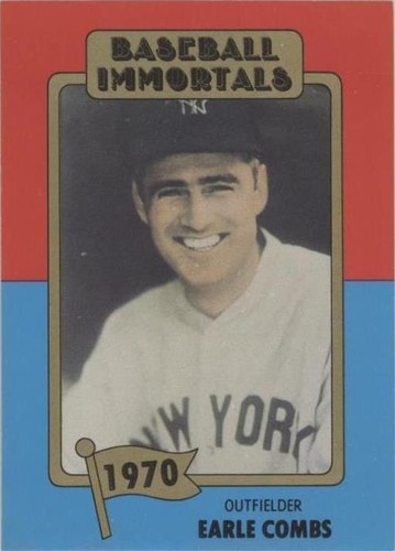 1980-84 SSPC Baseball Immortals 1st Printing - Earle Combs #116