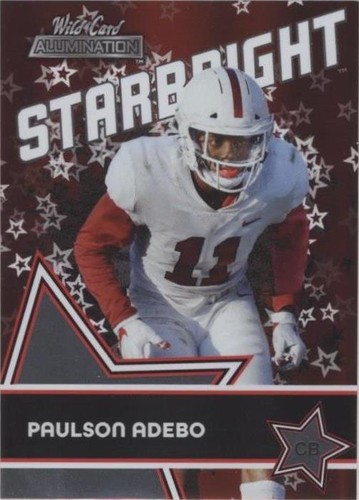 2021 Wild Card Alumination Paulson Adebo #SB-32