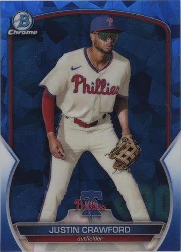 2023 Bowman Chrome Sapphire Edition - Justin Crawford #BCP-217