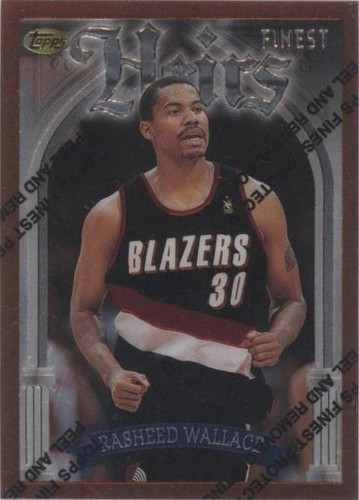 1996-97 Topps Finest - Rasheed Wallace #156