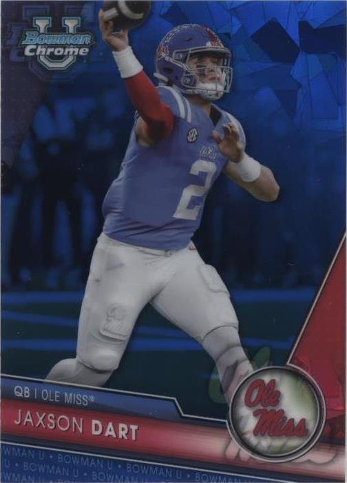 2023 Bowman University Chrome Sapphire Edition Jaxson Dart #191