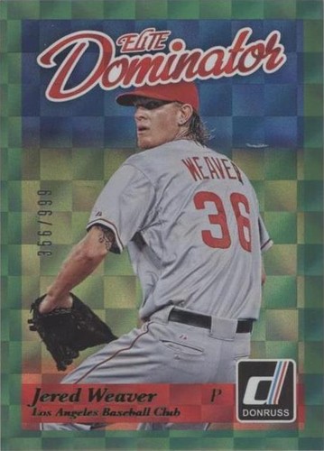 2014 Panini Donruss - Jered Weaver #1