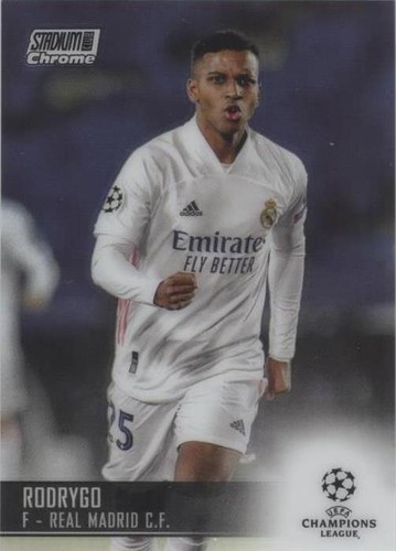 2020-21 Topps Stadium Club Chrome UCL Rodrygo #73