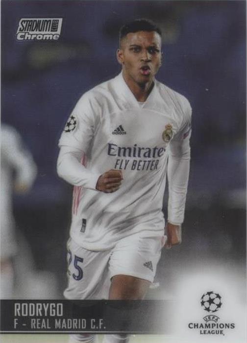 2020-21 Topps Stadium Club Chrome UCL Rodrygo #73