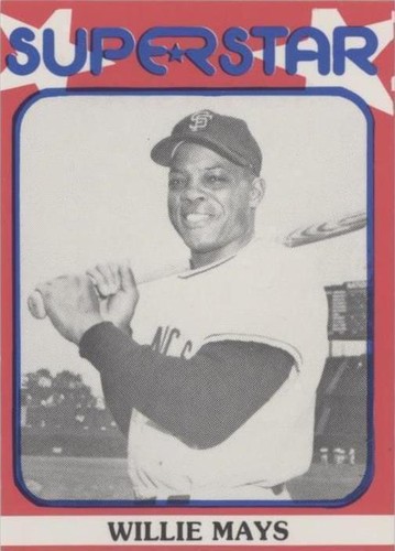 1982 TCMA Superstars Second Series - Willie Mays #54