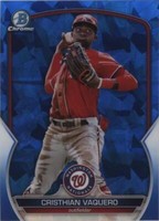 2023 Bowman Chrome Sapphire Edition - Cristhian Vaquero #BCP-209
