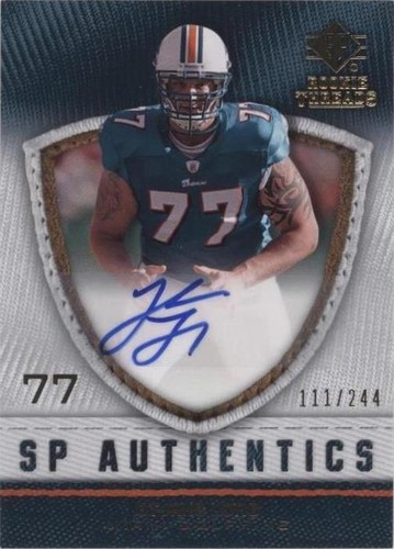 2008 SP Rookie Threads Jake Long #SP-LO