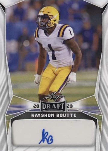 2023 Leaf Draft Kayshon Boutte #BA-KB1