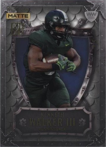 2022 Wild Card Matte SP Exclusive Kenneth Walker III #WWN-18
