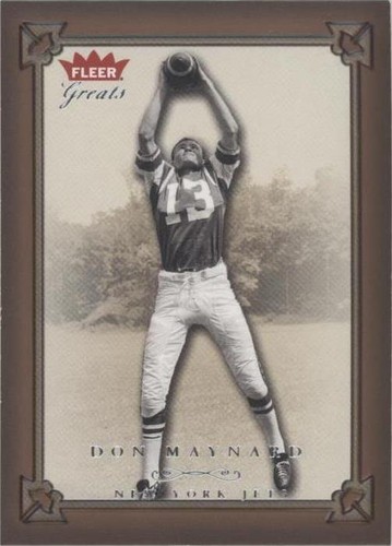 2004 Fleer Greats Don Maynard #40