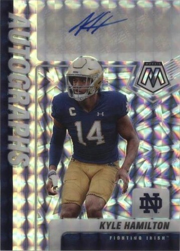 2022 Panini Mosaic Draft Picks Kyle Hamilton #A-KHA