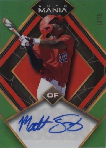 2023 Wild Card Auto Mania - Matt Fraizer #AM-D51