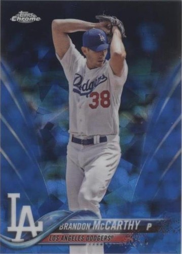 2018 Topps Chrome Sapphire Edition - Brandon McCarthy #338