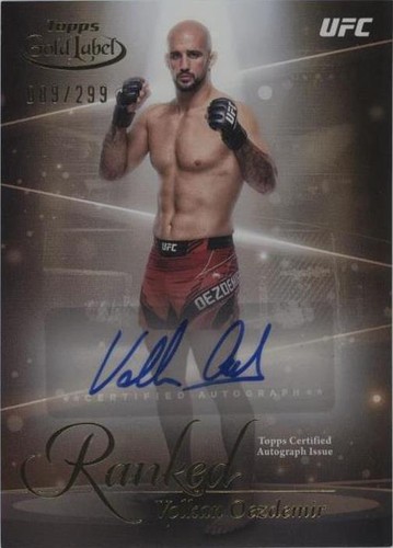 2024 Topps Gold Label UFC - Volkan Oezdemir #RIK-VOE