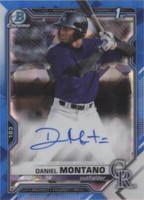 2021 Bowman Sapphire Edition - Daniel Montano #BSPA-DM