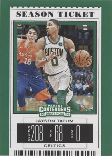2019-20 Panini Contenders Draft Picks - Jayson Tatum #20