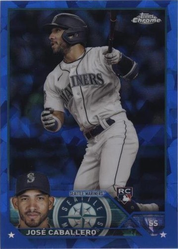 2023 Topps Chrome Update Series Sapphire Edition - Jose Caballero #USCS183