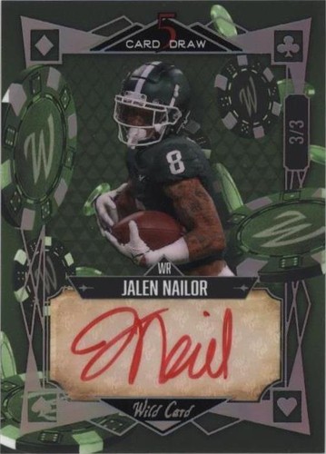 2022 Wild Card 5 Card Draw Jalen Nailor #5CDM-19