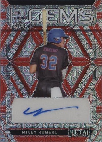 2022 Leaf Metal - Mikey Romero #RG-MR1