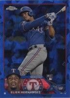 2023 Topps Chrome Update Series Sapphire Edition - Elier Hernandez #USCS304