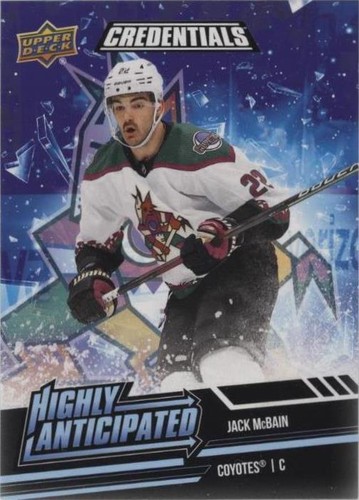 2022-23 Upper Deck Credentials - Jack McBain #HA-48